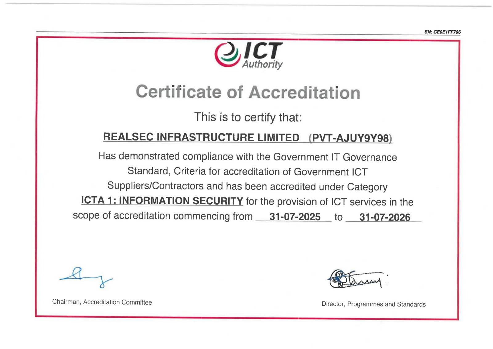Information Security Certification